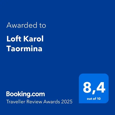 Loft Karol Taormina Apartment Gaggi Exterior photo